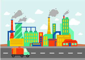 卡通工业废气污染插图
