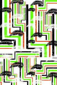 潮牌几何印花 高清分层