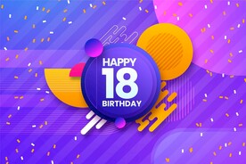 生日背景 节日气球      