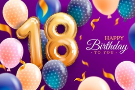 生日背景 节日气球      