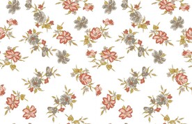 手绘花  水彩花 花团
