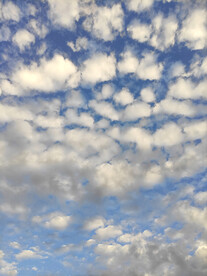 蓝天白云 仰视 天空