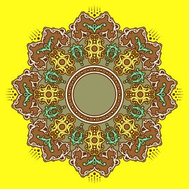 印度民族图案图形