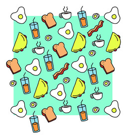 卡通可爱背景底图