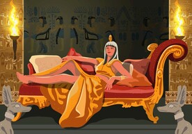 古埃及插画图片