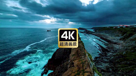 风景素材傍晚海岸