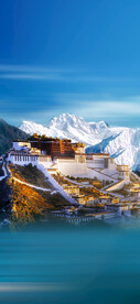 西藏旅游背景