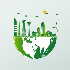 绿色环保地球