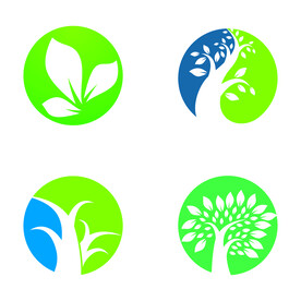 树叶标志图标