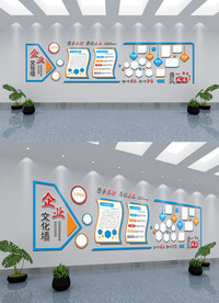 公司简介文化形象风采背景墙