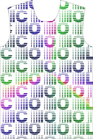 潮流男装印花 分层