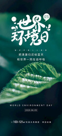 世界坏境日海报
