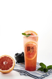 满杯红西柚 奶茶