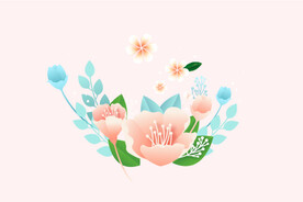 手绘花