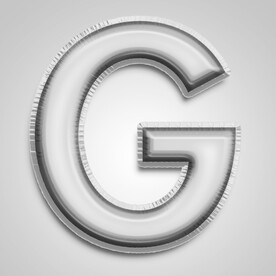 金属字母G