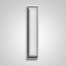金属字母I