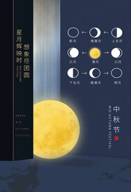 中秋节日活动宣传海报素材