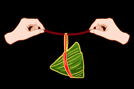 端午粽子手绘