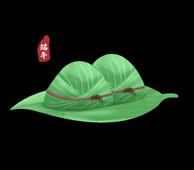 端午粽子手绘