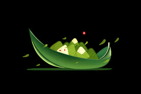 端午粽子手绘
