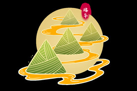 端午粽子手绘