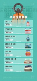 夜店酒水宣传海报