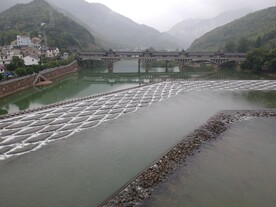 龙鳞坝鱼鳞坝水坝