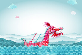 龙舟插画
