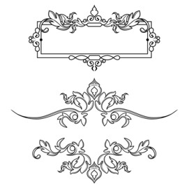 欧式边框
