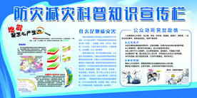 防灾减灾社会公益宣传海报素材