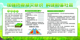 防震防灾公益活动宣传海报素材