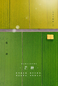 芒种节气传统活动海报素材