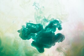 绿色烟雾