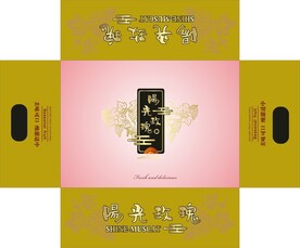 水果包装展开图