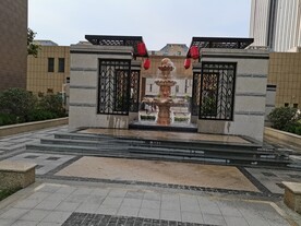 辛集公园首府入口景观水景