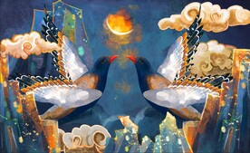 古典抽象插画装饰画