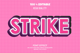 卡通母婴时尚女性化妆品字体样式