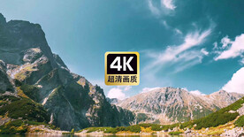 短视频素材唯美远山云层