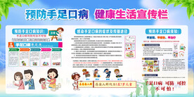 手足口预防宣传栏下