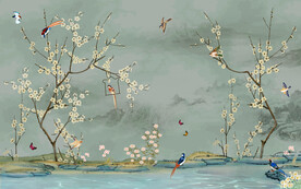 装饰画 花鸟画 新中式 山水 