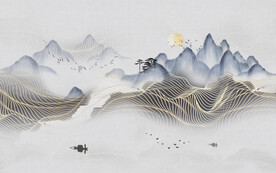 装饰画 花鸟画 新中式 山水 