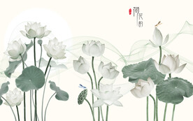 装饰画 花鸟画 新中式 山水 
