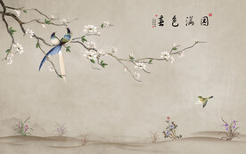 装饰画 花鸟画 新中式 山水 