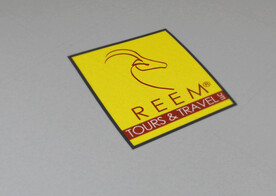 灰色背景logo样机展示