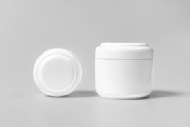 简约背景护肤品盒子样机展示