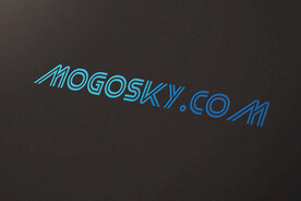 深色名片logo样机展示