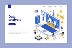 互联网扁平插画