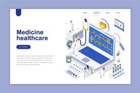 互联网扁平插画