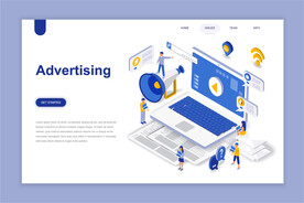 互联网扁平插画