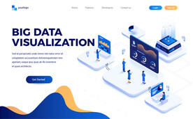 互联网扁平插画